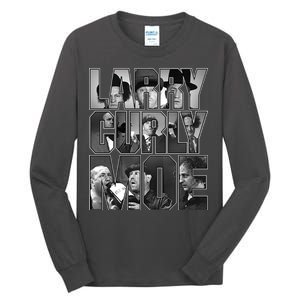 Larry Curly Moe Three Stooges Tall Long Sleeve T-Shirt