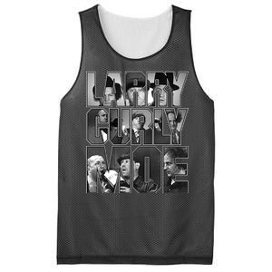 Larry Curly Moe Three Stooges Mesh Reversible Basketball Jersey Tank