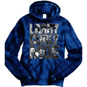 Larry Curly Moe Three Stooges Tie Dye Hoodie