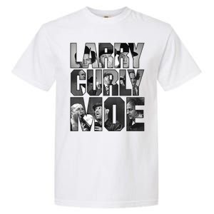 Larry Curly Moe Three Stooges Garment-Dyed Heavyweight T-Shirt