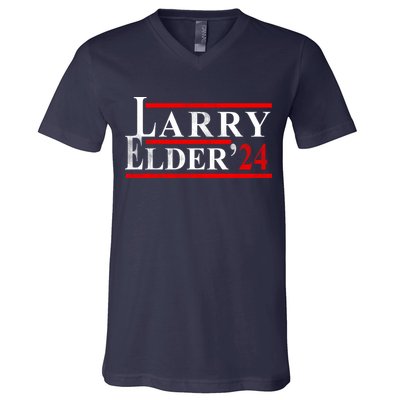 Larry Elder 2024 Vintage Campaign Election V-Neck T-Shirt
