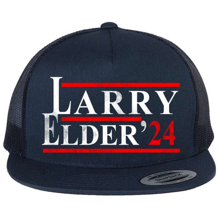 Larry Elder 2024 Vintage Campaign Election Flat Bill Trucker Hat