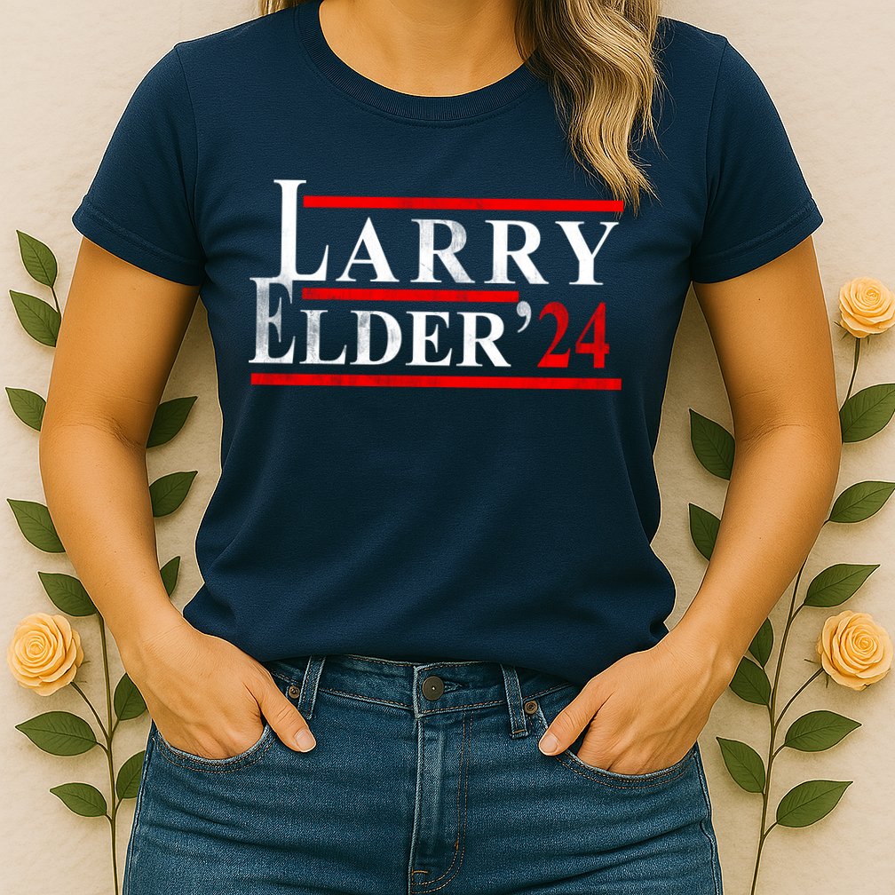 Larry Elder 2024 Vintage Campaign Election Womens T-Shirt