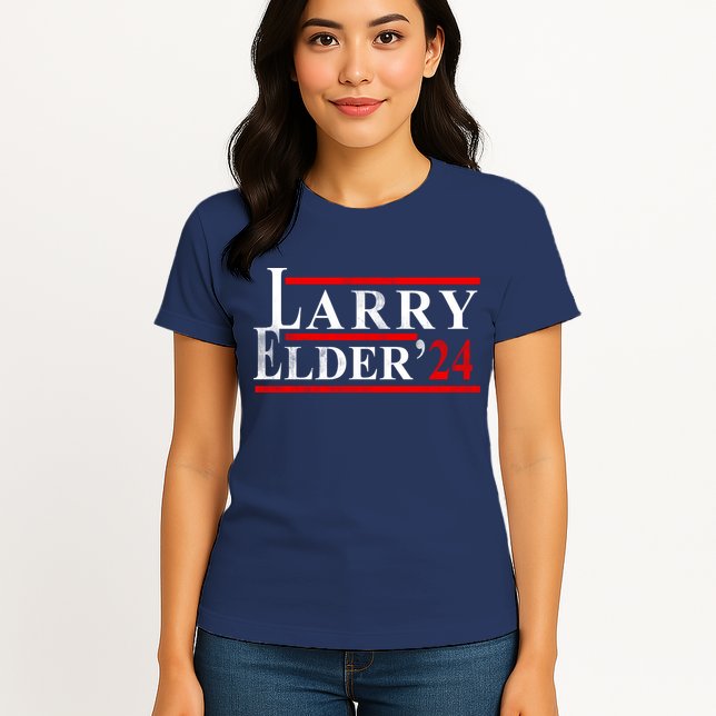 Larry Elder 2024 Vintage Campaign Election Womens T-Shirt
