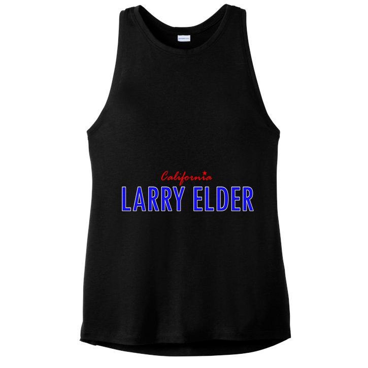 Larry Elder For California Ladies PosiCharge Tri-Blend Wicking Tank