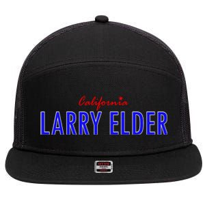 Larry Elder For California 7 Panel Mesh Trucker Snapback Hat