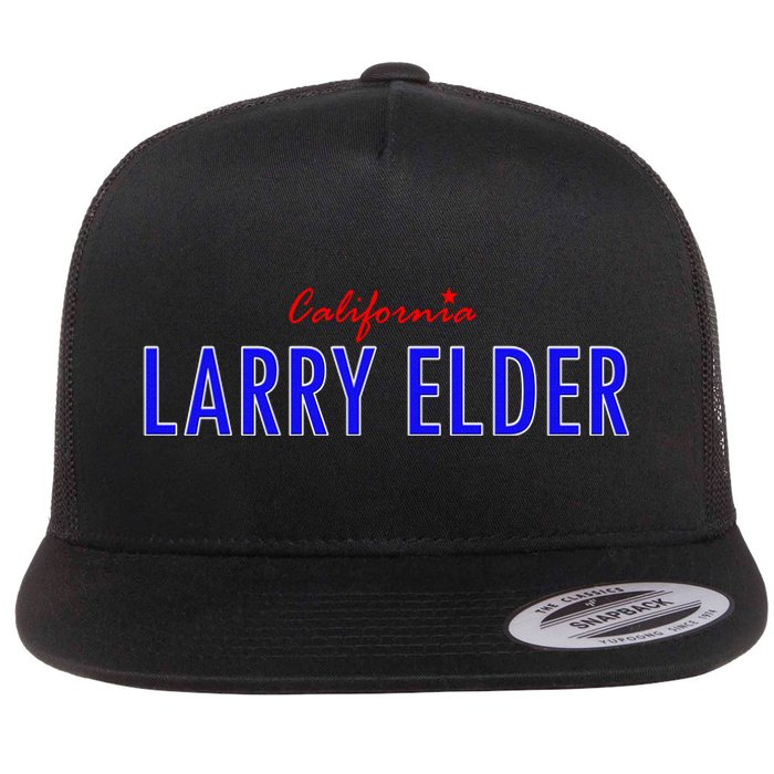 Larry Elder For California Flat Bill Trucker Hat