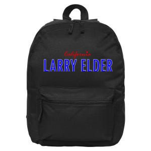 Larry Elder For California 16 in Basic Backpack