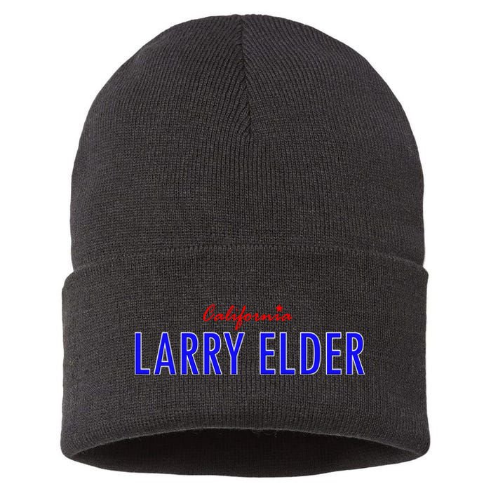 Larry Elder For California Sustainable Knit Beanie