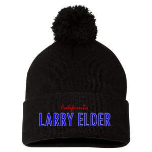 Larry Elder For California Pom Pom 12in Knit Beanie