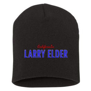 Larry Elder For California Short Acrylic Beanie