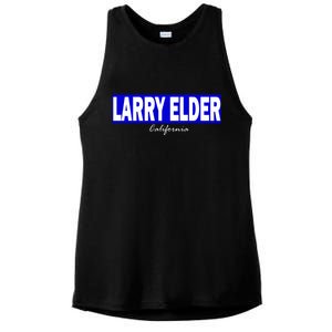 Larry Elder For California Governor Ladies PosiCharge Tri-Blend Wicking Tank