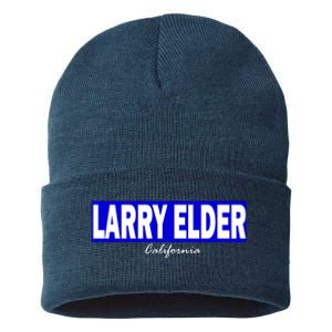 Larry Elder For California Governor Sustainable Knit Beanie