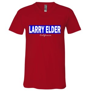 Larry Elder For California Governor V-Neck T-Shirt