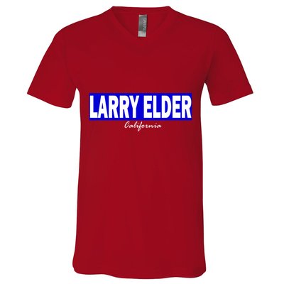 Larry Elder For California Governor V-Neck T-Shirt