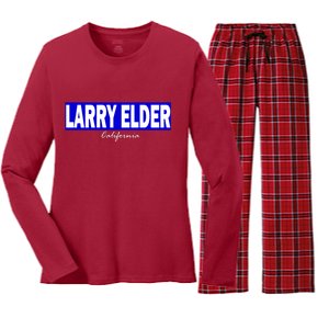 Larry Elder For California Governor Women's Long Sleeve Flannel Pajama Set 