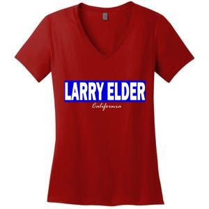 Larry Elder For California Governor Women's V-Neck T-Shirt