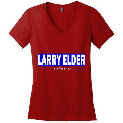 Larry Elder For California Governor Women's V-Neck T-Shirt