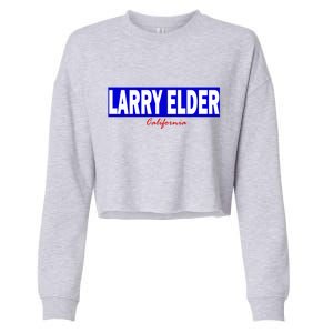 Larry Elder For California Governor Cropped Pullover Crew