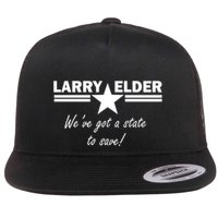 Larry Elder For California We've Got A State To Save Flat Bill Trucker Hat