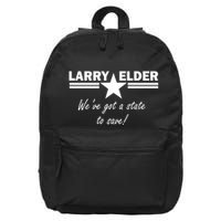 Larry Elder For California We've Got A State To Save 16 in Basic Backpack