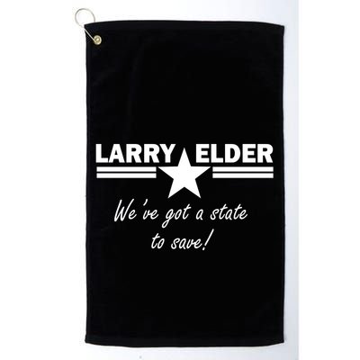 Larry Elder For California We've Got A State To Save Golf Towel