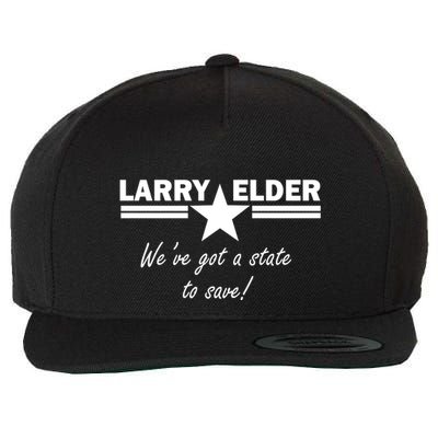 Larry Elder For California We've Got A State To Save Wool Snapback Cap