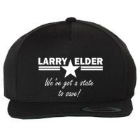 Larry Elder For California We've Got A State To Save Wool Snapback Cap