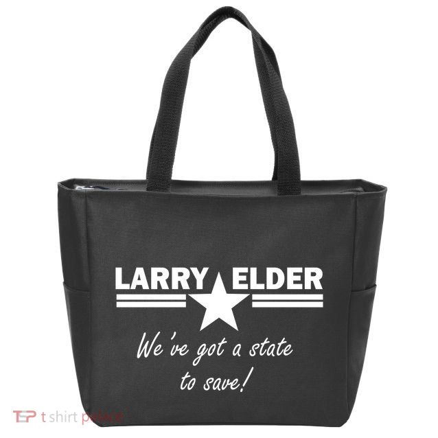 Larry Elder For California We've Got A State To Save Zip Tote Bag