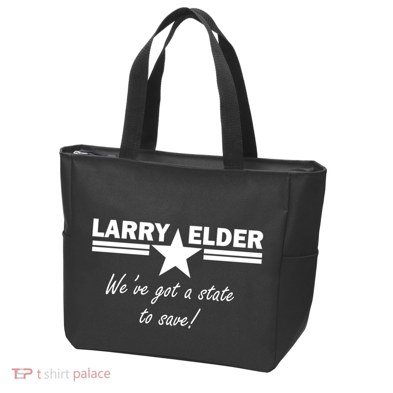 Larry Elder For California We've Got A State To Save Zip Tote Bag
