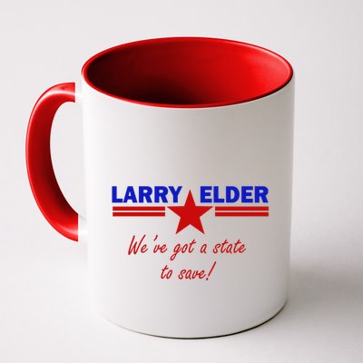 Larry Elder For California We've Got A State To Save Mug