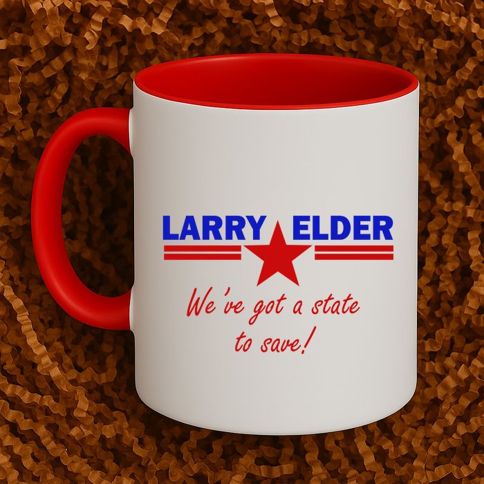 Larry Elder For California We've Got A State To Save Mug