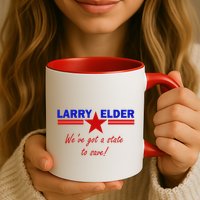 Larry Elder For California We've Got A State To Save Mug