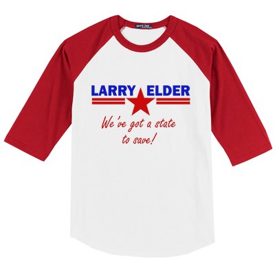 Larry Elder For California We've Got A State To Save Baseball Sleeve Shirt