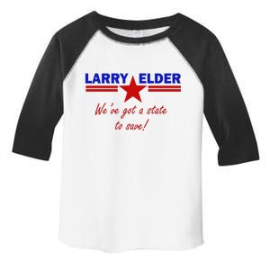 Larry Elder For California We've Got A State To Save Toddler Fine Jersey T-Shirt