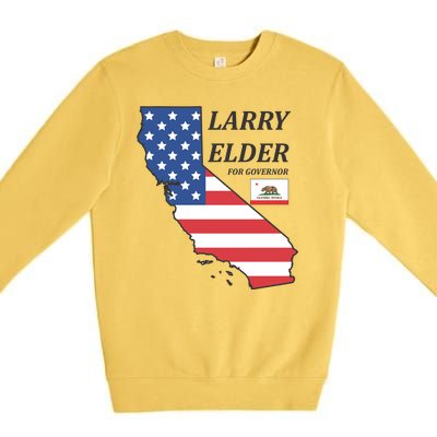 Larry Elder For Governor Premium Crewneck Sweatshirt