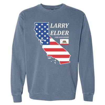 Larry Elder For Governor Garment-Dyed Sweatshirt