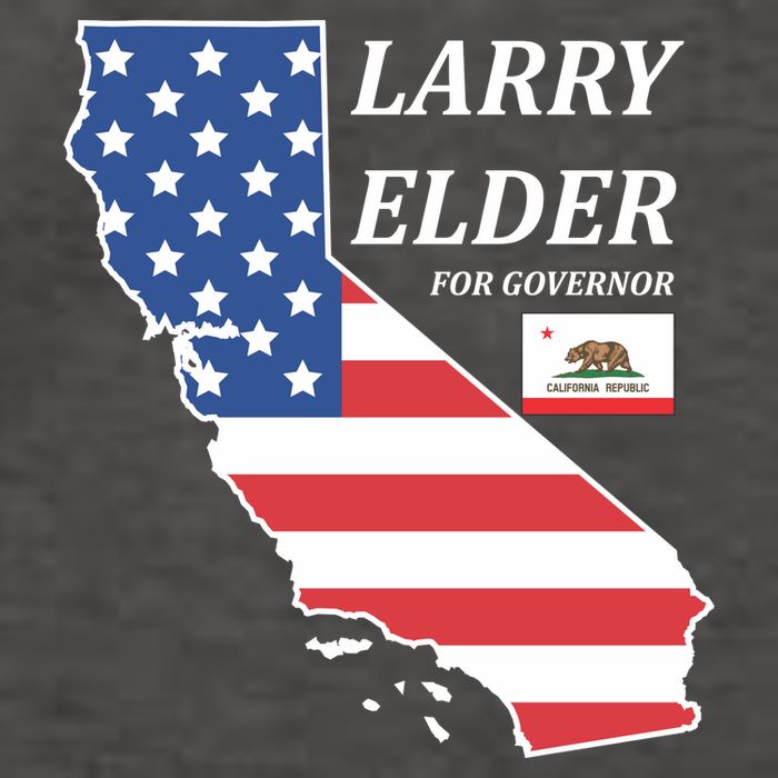 Larry Elder For Governor Vector Backpack