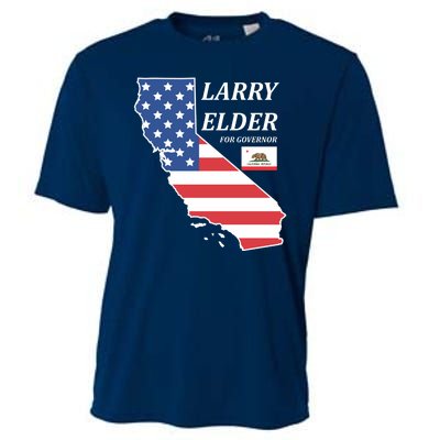 Larry Elder For Governor Cooling Performance Crew T-Shirt