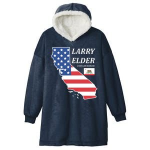 Larry Elder For Governor Hooded Wearable Blanket