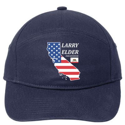 Larry Elder For Governor 7-Panel Snapback Hat