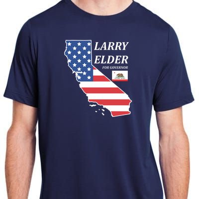 Larry Elder For Governor Adult ChromaSoft Performance T-Shirt