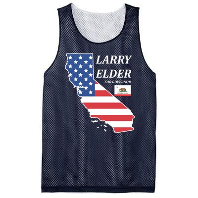 Larry Elder For Governor Mesh Reversible Basketball Jersey Tank