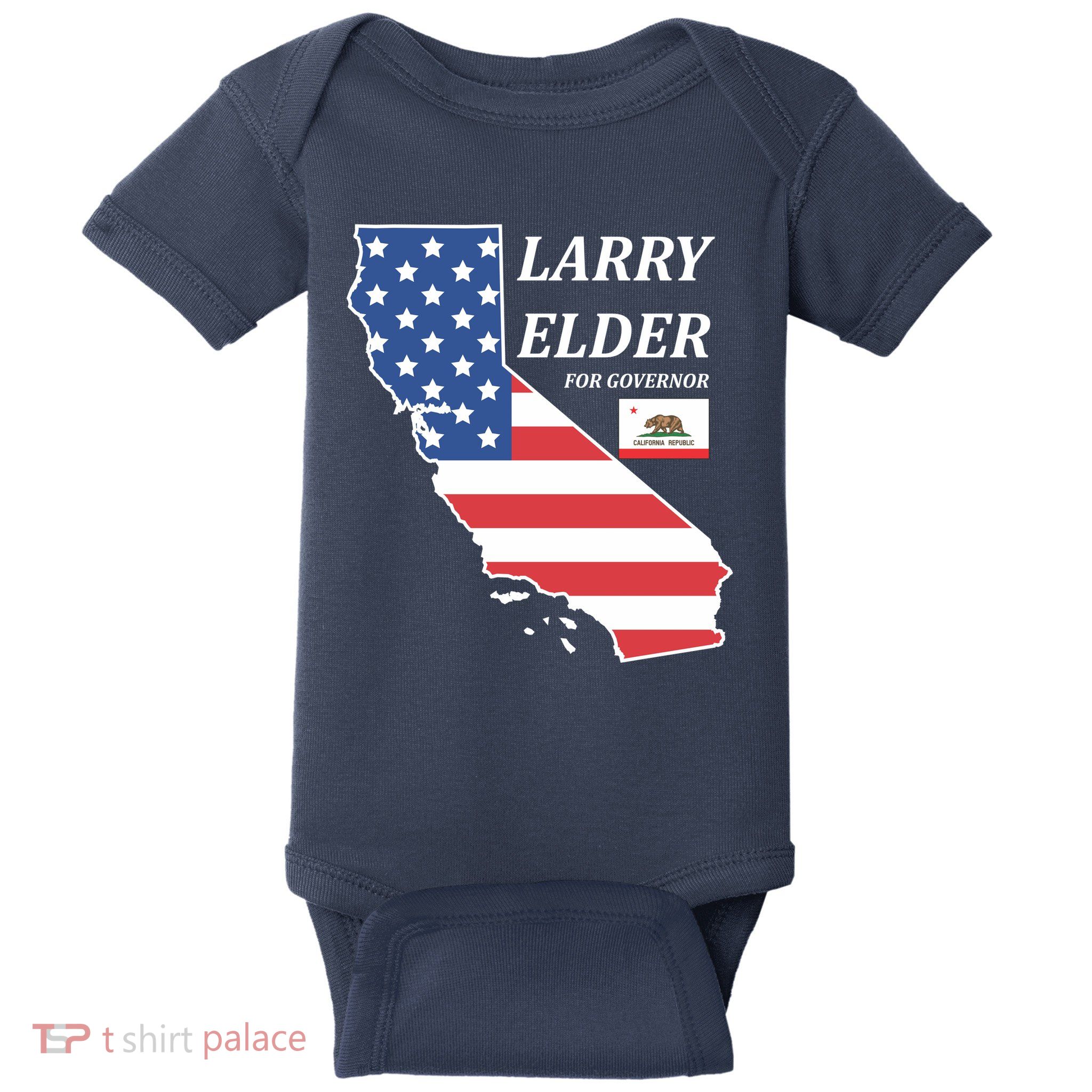 Larry Elder For Governor Baby Bodysuit