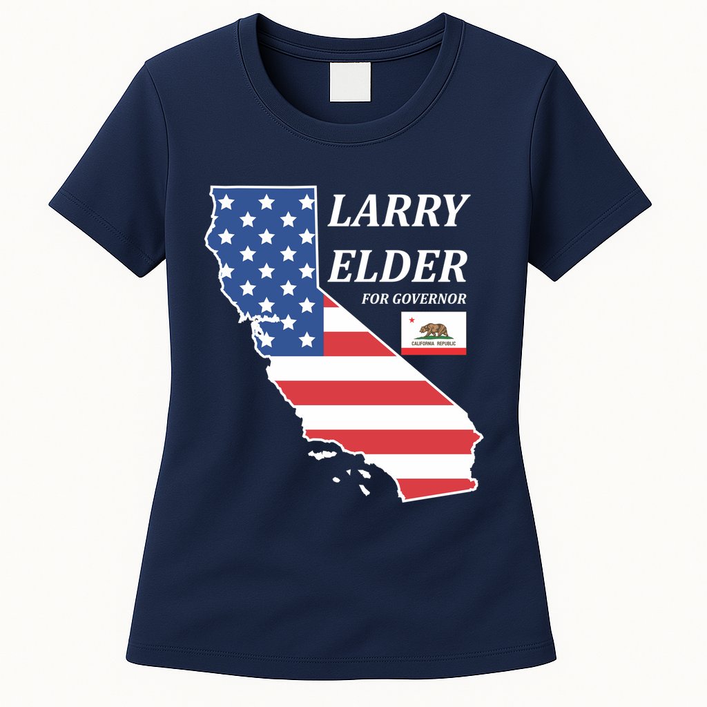 Larry Elder For Governor Womens T-Shirt