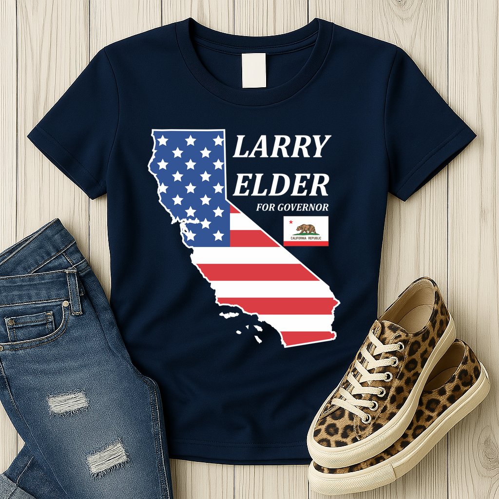Larry Elder For Governor Womens T-Shirt