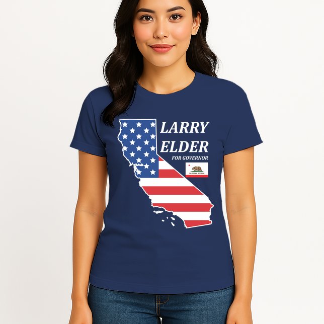 Larry Elder For Governor Womens T-Shirt