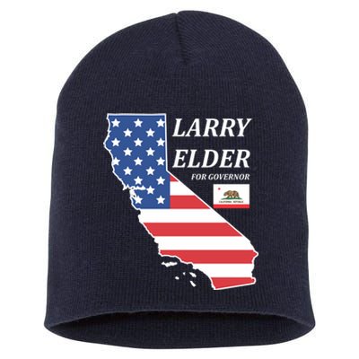 Larry Elder For Governor Short Acrylic Beanie