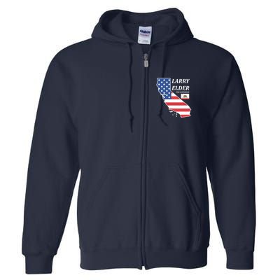 Larry Elder For Governor Full Zip Hoodie