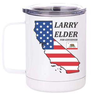 Larry Elder For Governor 12 oz Stainless Steel Tumbler Cup